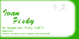 ivan pisky business card